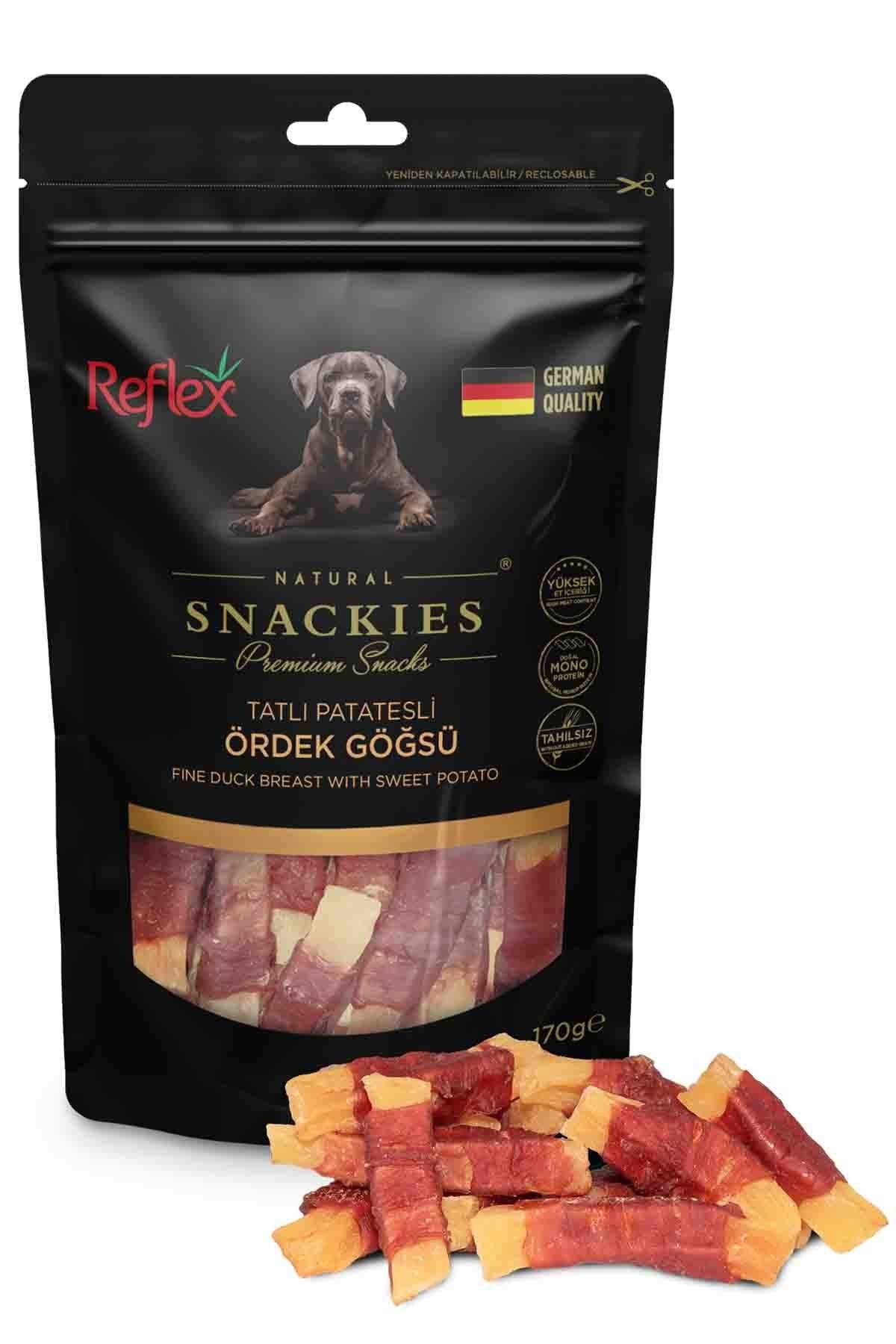 Reflex Snackies Tatlı Patatesli Ördek Göğsü 170 gr Köpek Ödül Maması