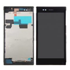 Sony Xperia Z Ultra Lcd Ekran Çıtalı Siyah