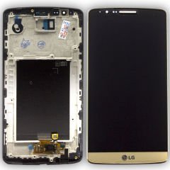 Lg D855 G3 Lcd Ekran Çıtalı Gold Altın