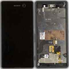 Sony Xperia M5 Lcd Ekran Çıtalı Siyah