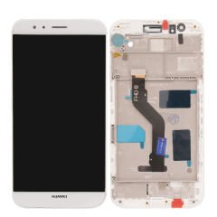 Huawei G8 Lcd Ekran Çıtalı Beyaz