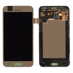 Samsung J500 J5 Lcd Ekran Servis Gold Altın