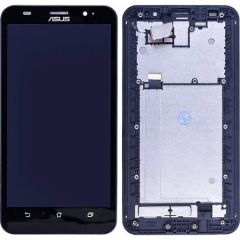 Asus Zenfone 2 Laser 5.5 Ze550kl Lcd Ekran Çıtasız Siyah