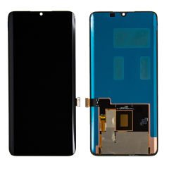 Xiaomi Mi Note 10 Lcd Ekran Çıtasız Siyah (Edge)