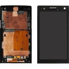 Sony Xperia Lt26 Lcd Ekran Çıtalı Siyah