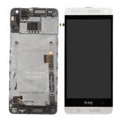 Htc One M8 Mini Lcd Ekran Çıtalı Gümüş