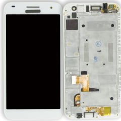 Huawei G7 Lcd Ekran Çıtalı Beyaz