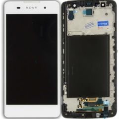 Sony Xperia E5 Lcd Ekran Çıtalı Beyaz