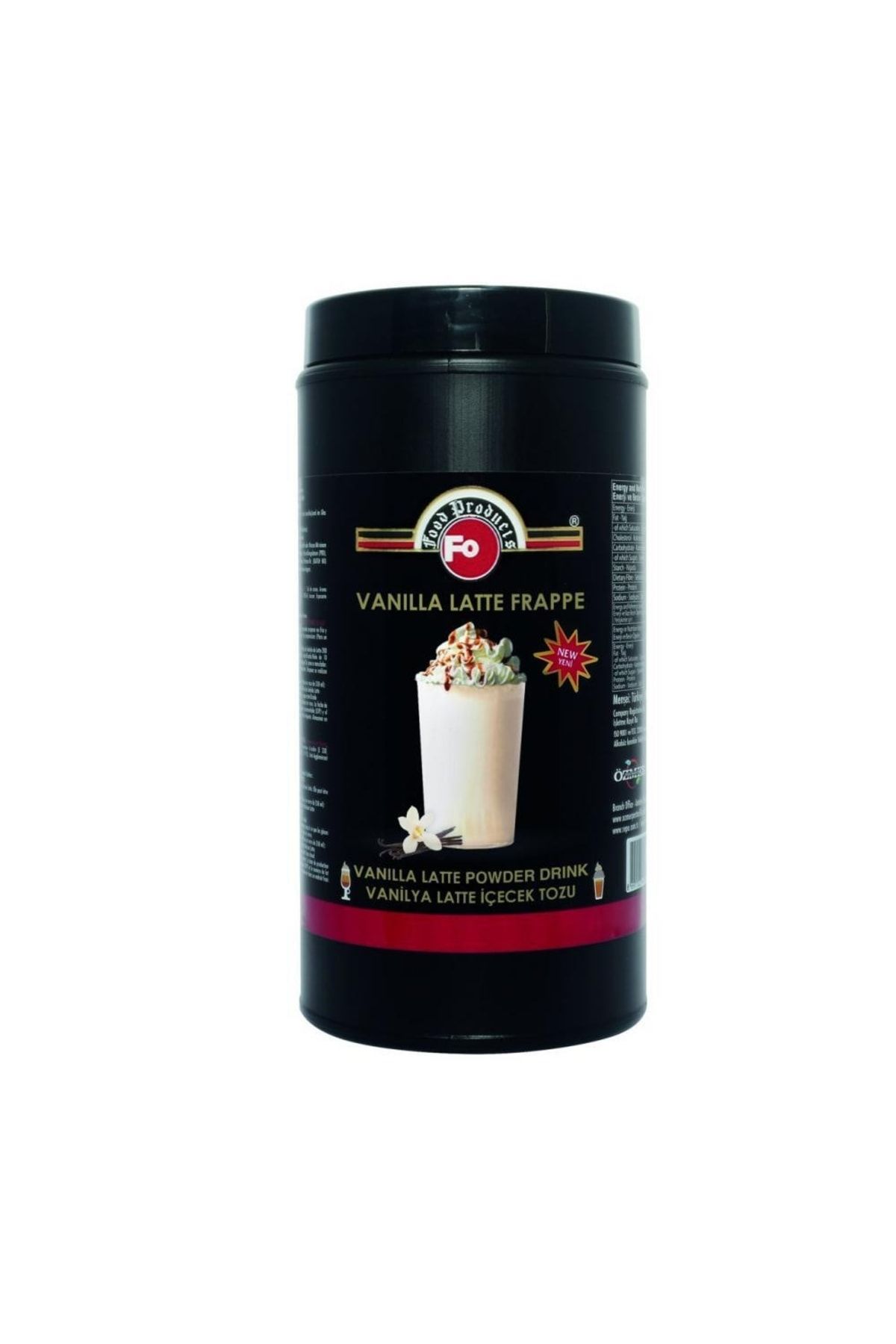 Vanilya Latte Frappe Içecek Tozu 1 Kg