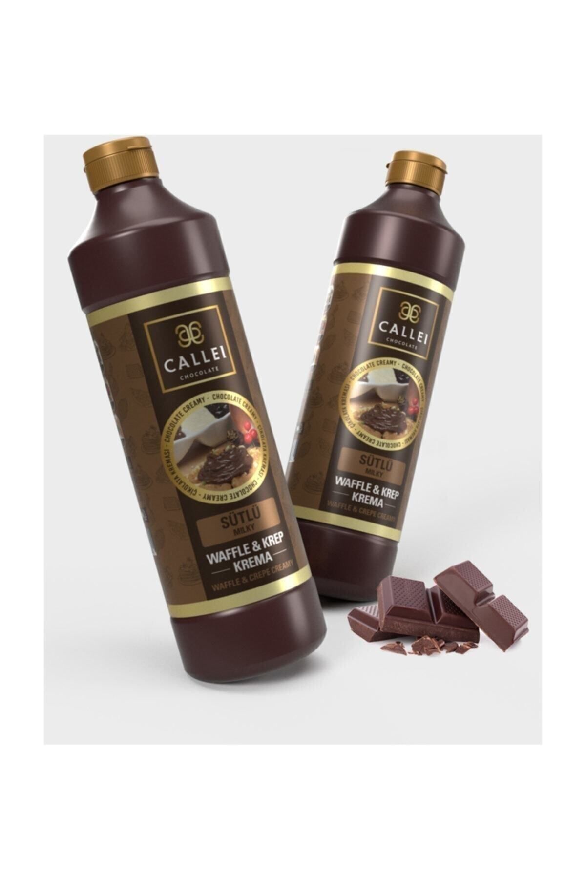 Sütlü Şişe Waffle Çikolatası 1000gr