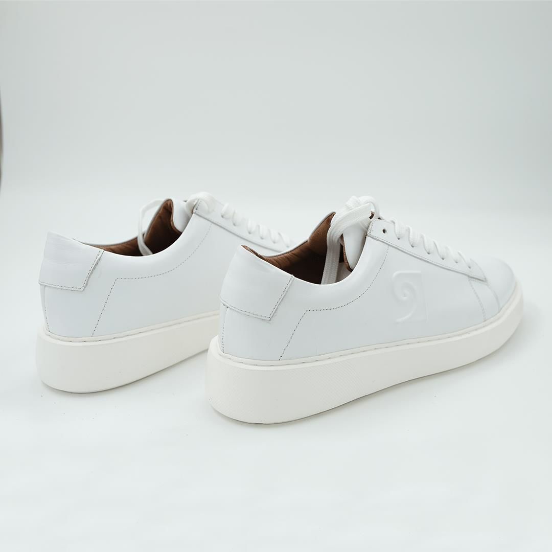 1362002 Erkek Sneaker Deri Ayakkabı Kahverengi - 44