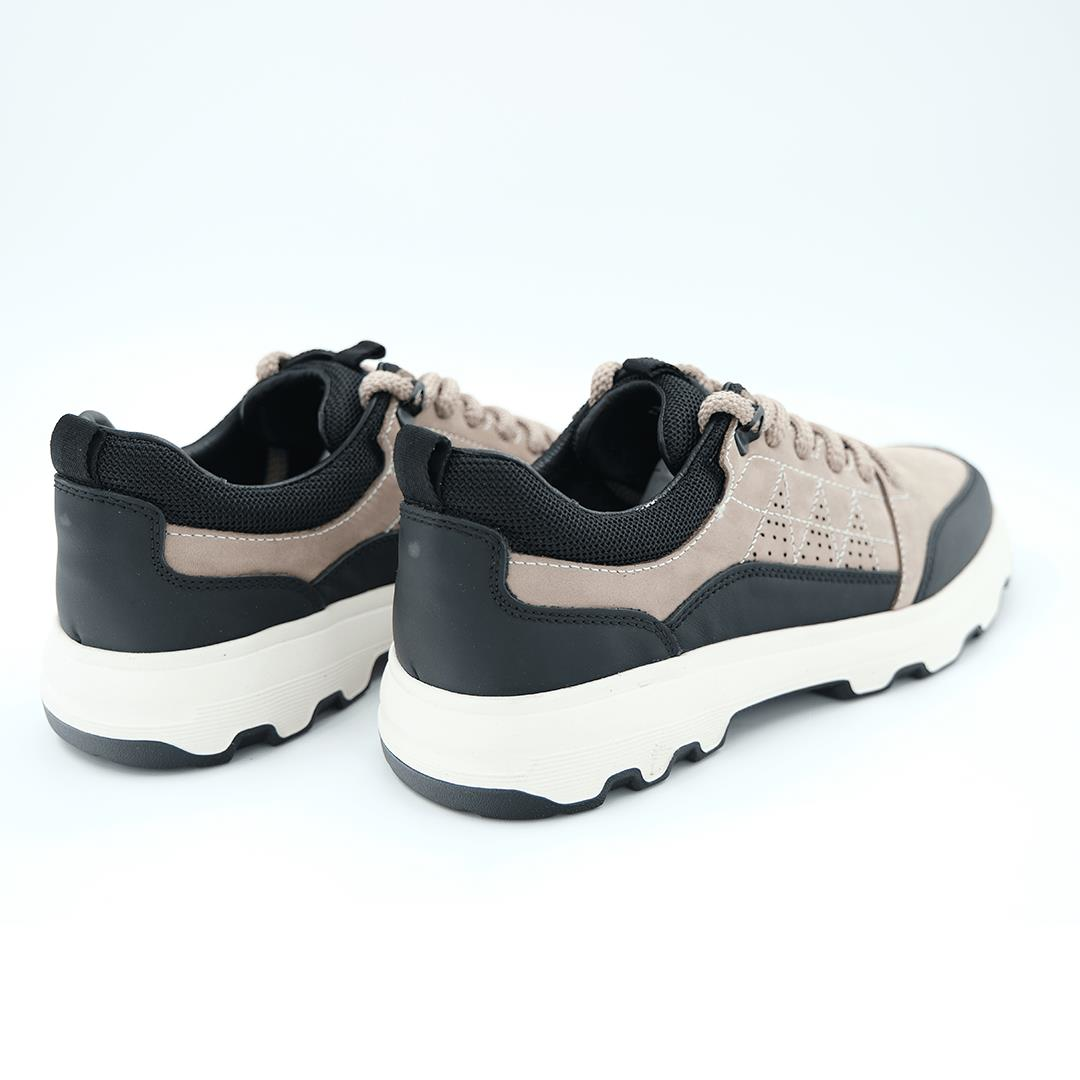 2488 Erkek Deri Sneakers Vizon Nubuk - 44
