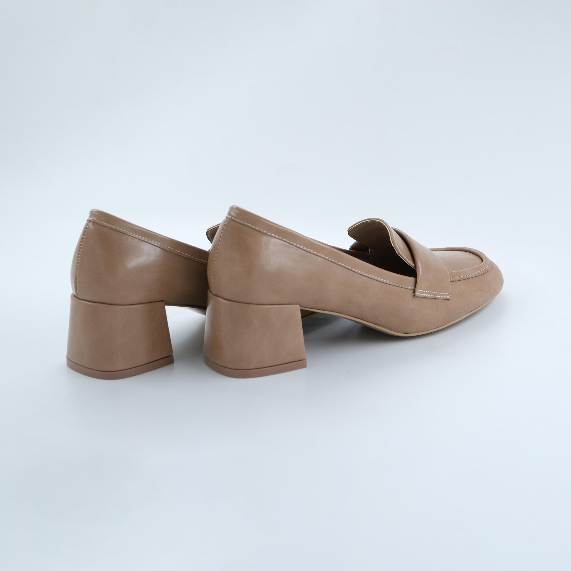 K702580 Kadın Topuklu Ayakkabı (5cm) Bej - 40