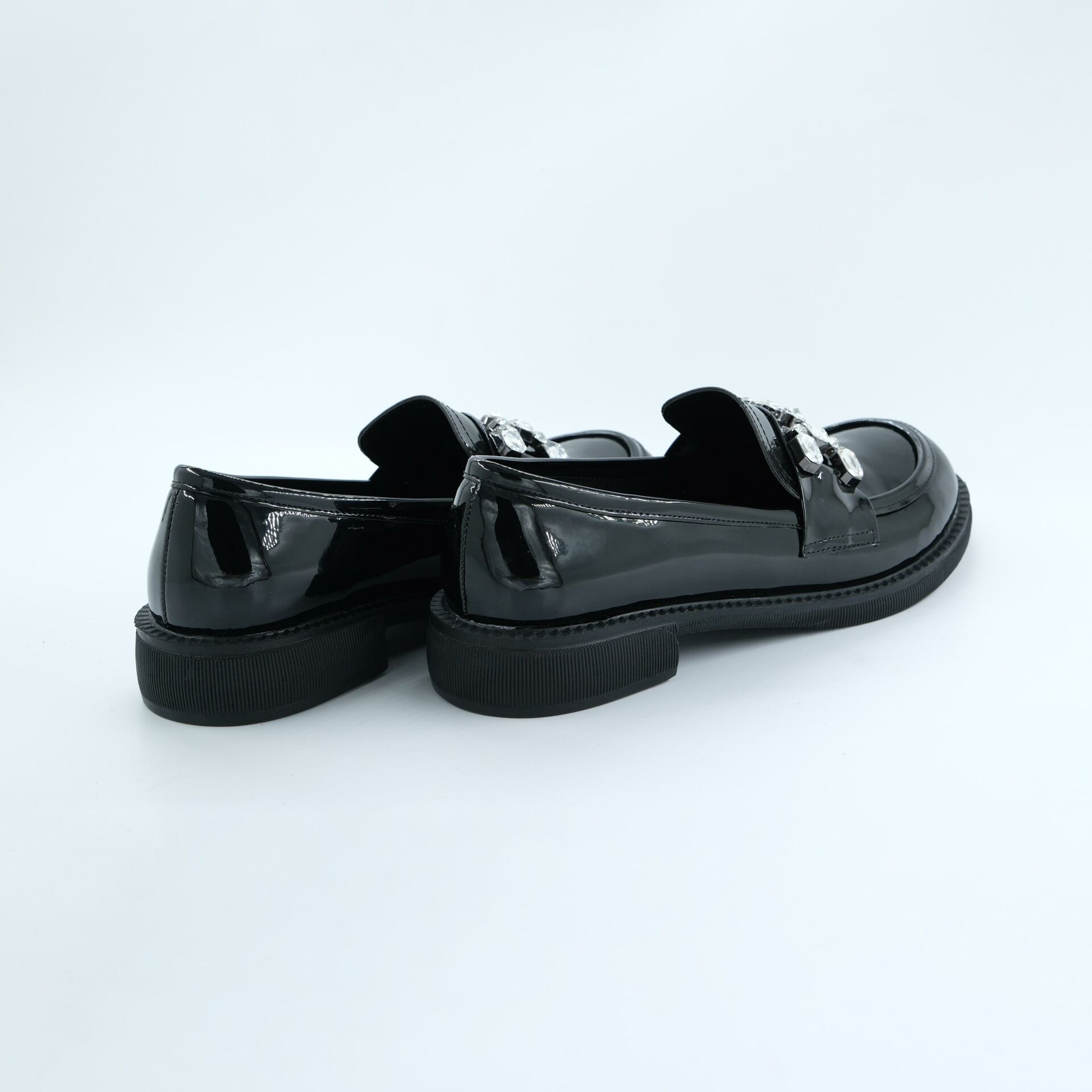 K703231 Kadın Casual Ayakkabı Siyah Rugan - 40