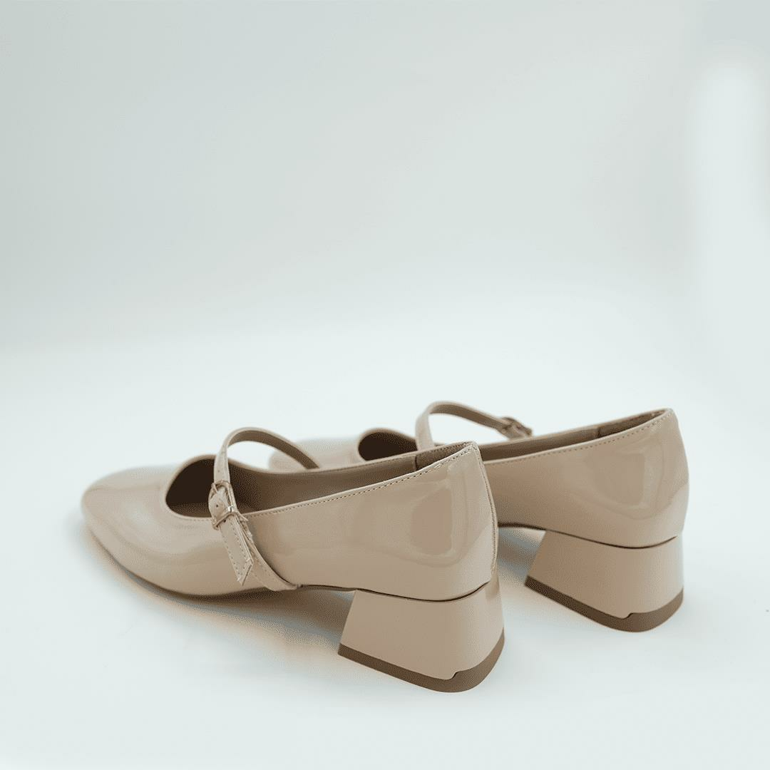 519053 Kadın Topuklu Ayakkabı (4cm) Bej - 37