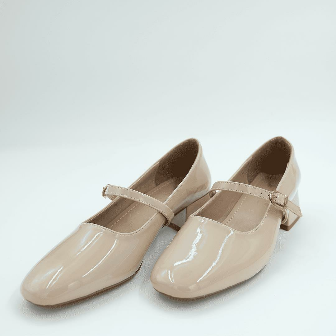 519053 Kadın Topuklu Ayakkabı (4cm) Bej - 37