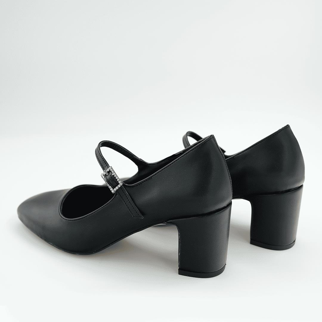 451079 Kadın Topuklu Ayakkabı (7cm) Siyah - 40