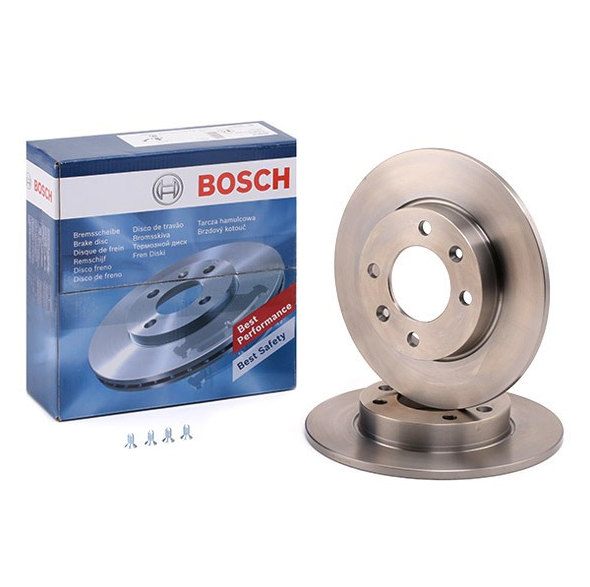 Peugeot Partner Arka Fren Diski 1.6 Benzinli 2002-2008 Rulmansız 2 Adet BOSCH