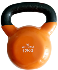 Whiteface Kettlebell(çaydanlık Tipi Dambıl)12kg (turuncu-siyah)