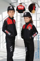 Çocuk Polis Kostümü Yunus Polis Kıyafeti