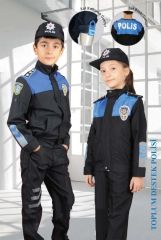 Çocuk Polis Kostümü - Toplum Destek Polisi