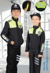 Çocuk Polis Kostümü - Trafik Polisi