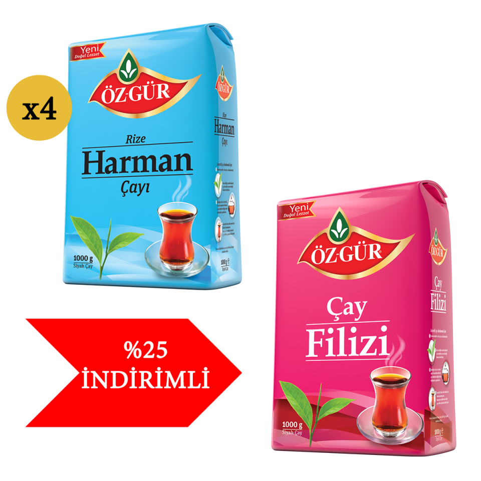 ÖZGÜR 4Kg. Harman + 1Kg. Filiz (%25 İNDİRİMLİ)