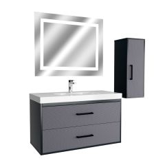 Truva 65 Cm UV Baskılı Banyo Dolabı