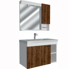 Milas 80 Cm Mdf Lam Banyo Dolabı