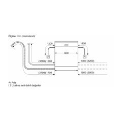 Bosch SMS4HMW62T 6 Programlı Bulaşık Makinesi