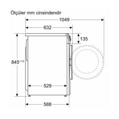 Bosch WGA254Z0TR 10 kg 1400 Devir Çamaşır Makinesi