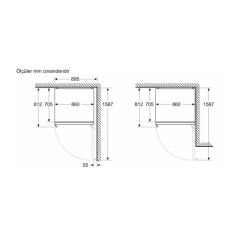 Bosch KGP86AIC0N No Frost Buzdolabı