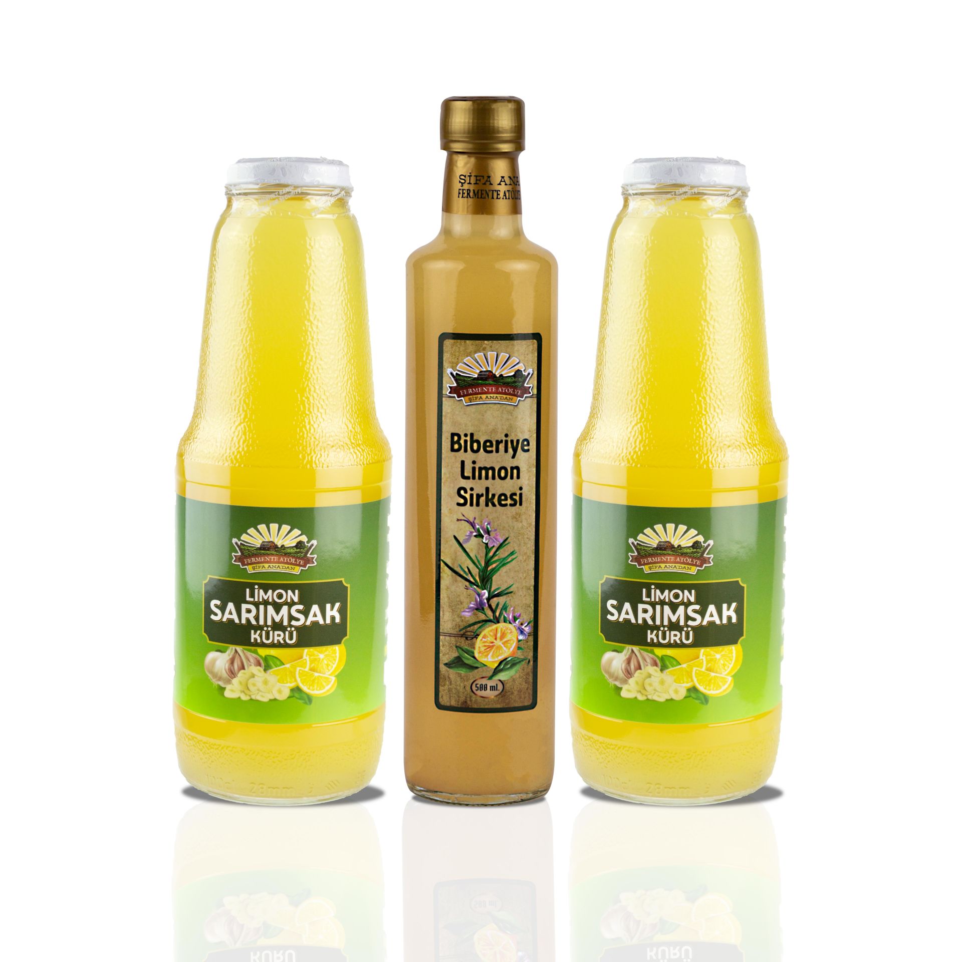 2 Adet Sarımsak & Limon Kürü (2 x 1000ml.)