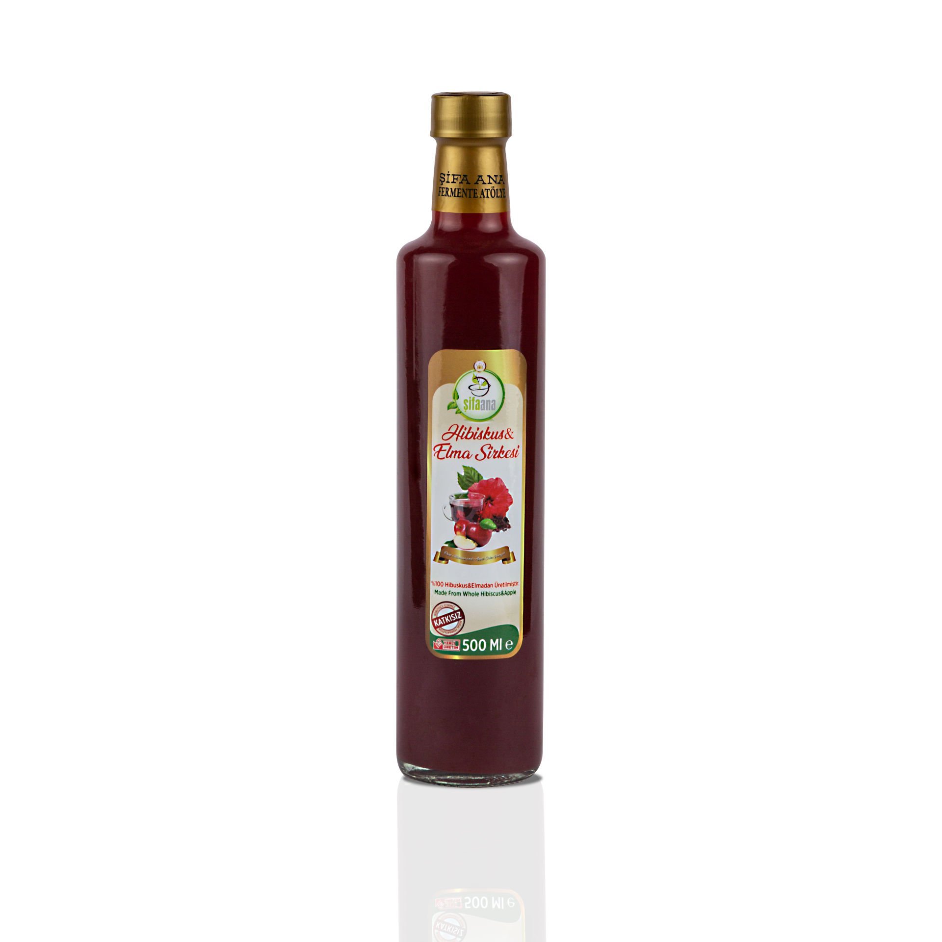 Apple Cider Vinegar with Hibiscus (500 ml)
