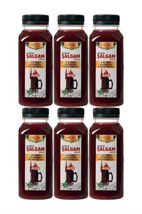 Adana Şalgamı Acılı (6x250ml)