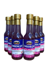 6 Adet Mavi Kelebek & Lavanta Kombucha (250ml.) Cam Şişede