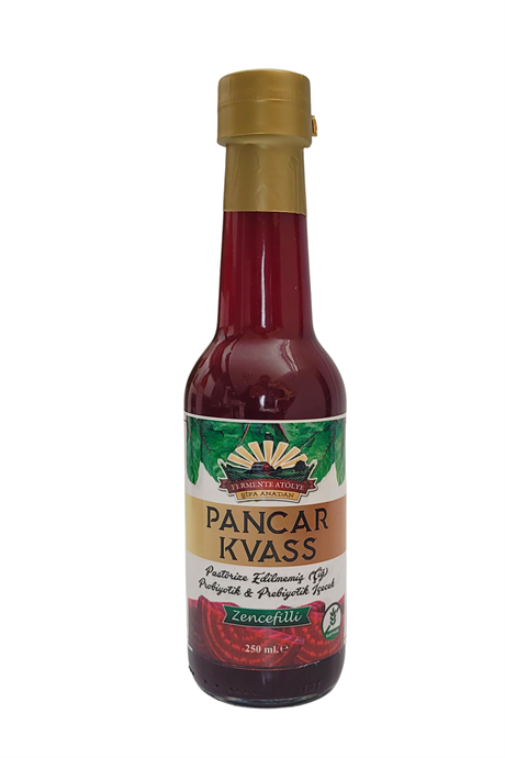 Zencefilli Pancar Kvass (250ml.) Cam Şişede