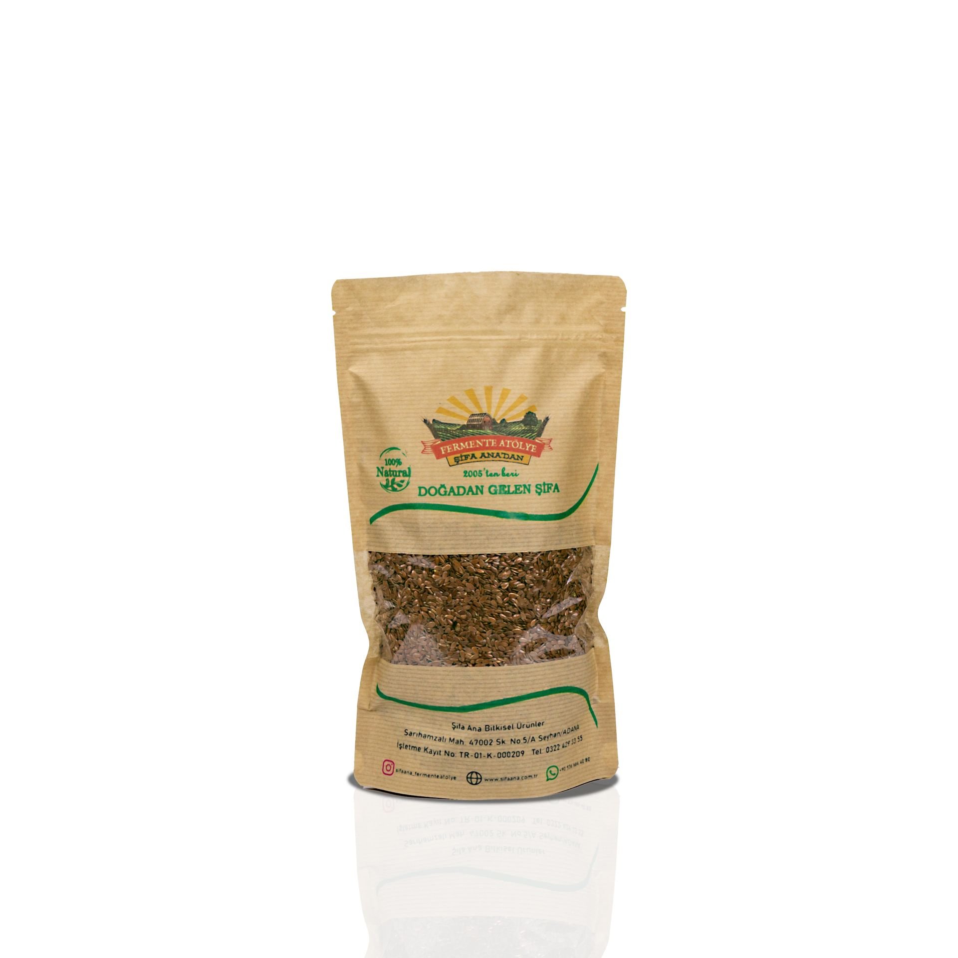 Tane Keten Tohumu (Öğütülmemiş) (250gr.)