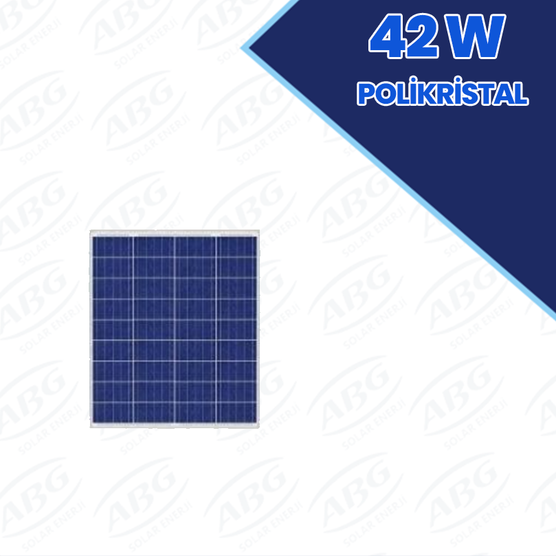 LEXRON 42W POLYKRİSTAL GÜNEŞ PANELİ