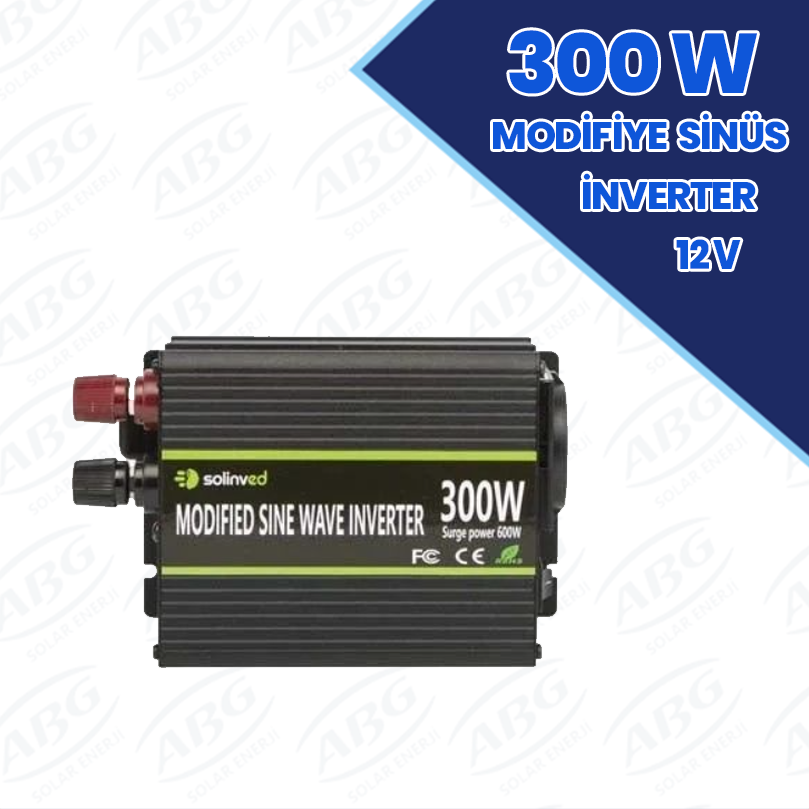 SOLİNVED 300 W MODİFİYE SİNÜS İnverter 12V