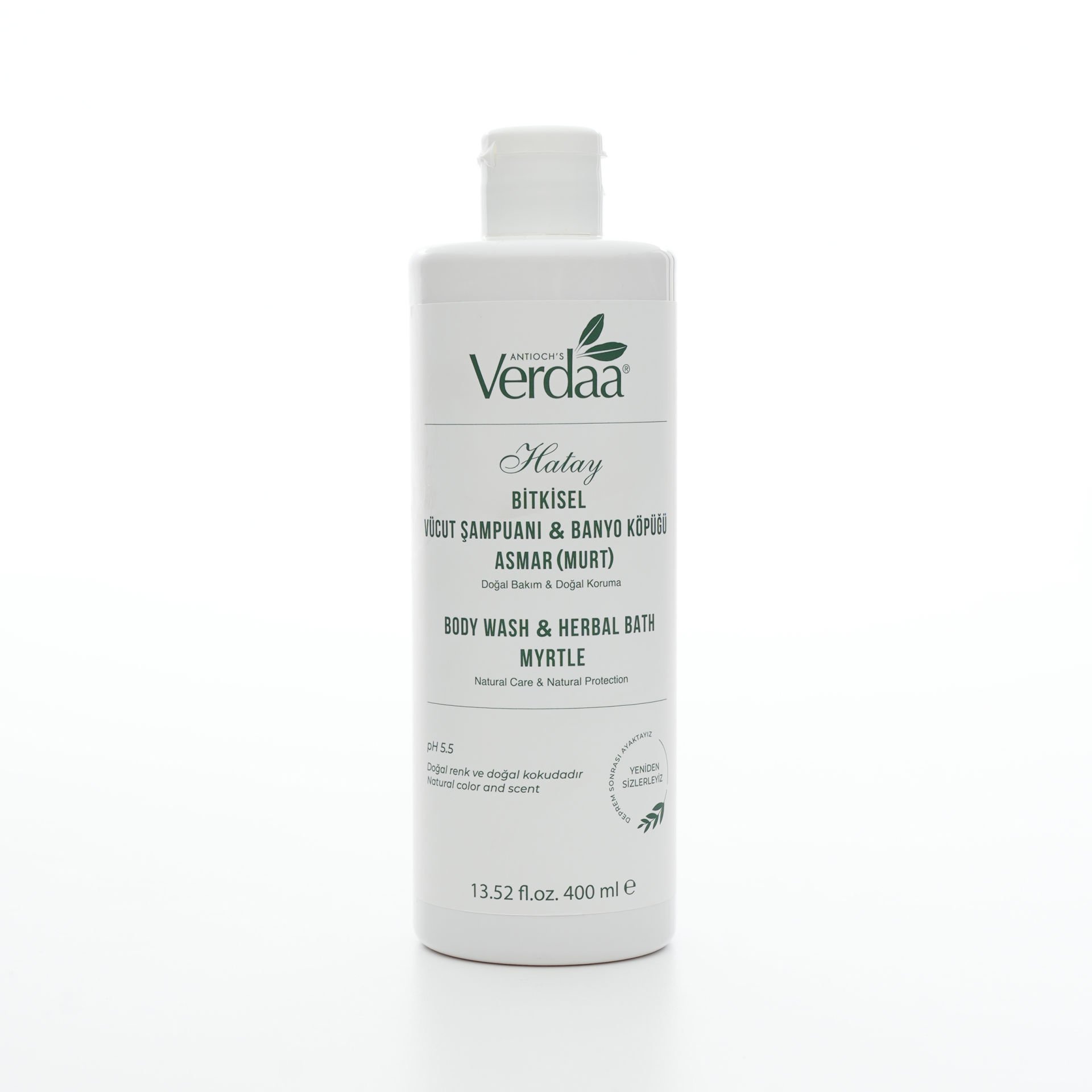 Bitkisel Asmar (Mersin) Vücut Şampuanı & Banyo Köpüğü 400 ML