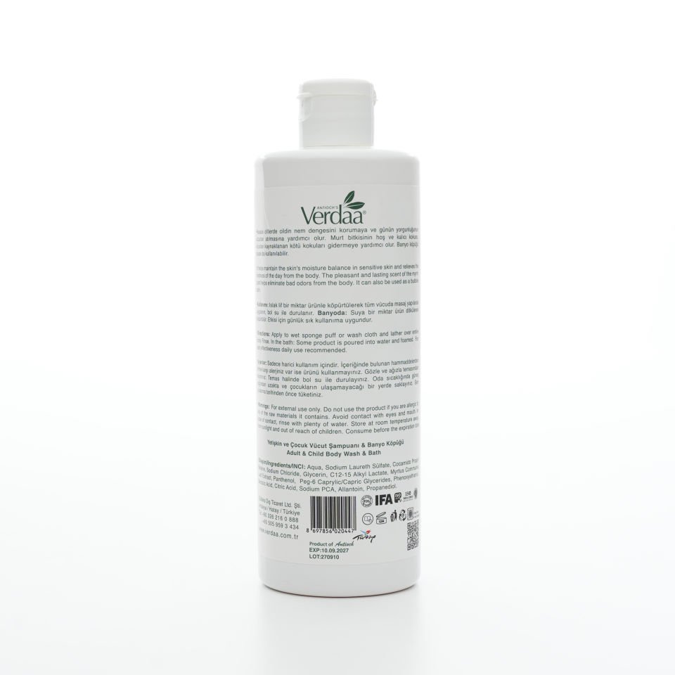 Bitkisel Asmar (Mersin) Vücut Şampuanı & Banyo Köpüğü 400 ML