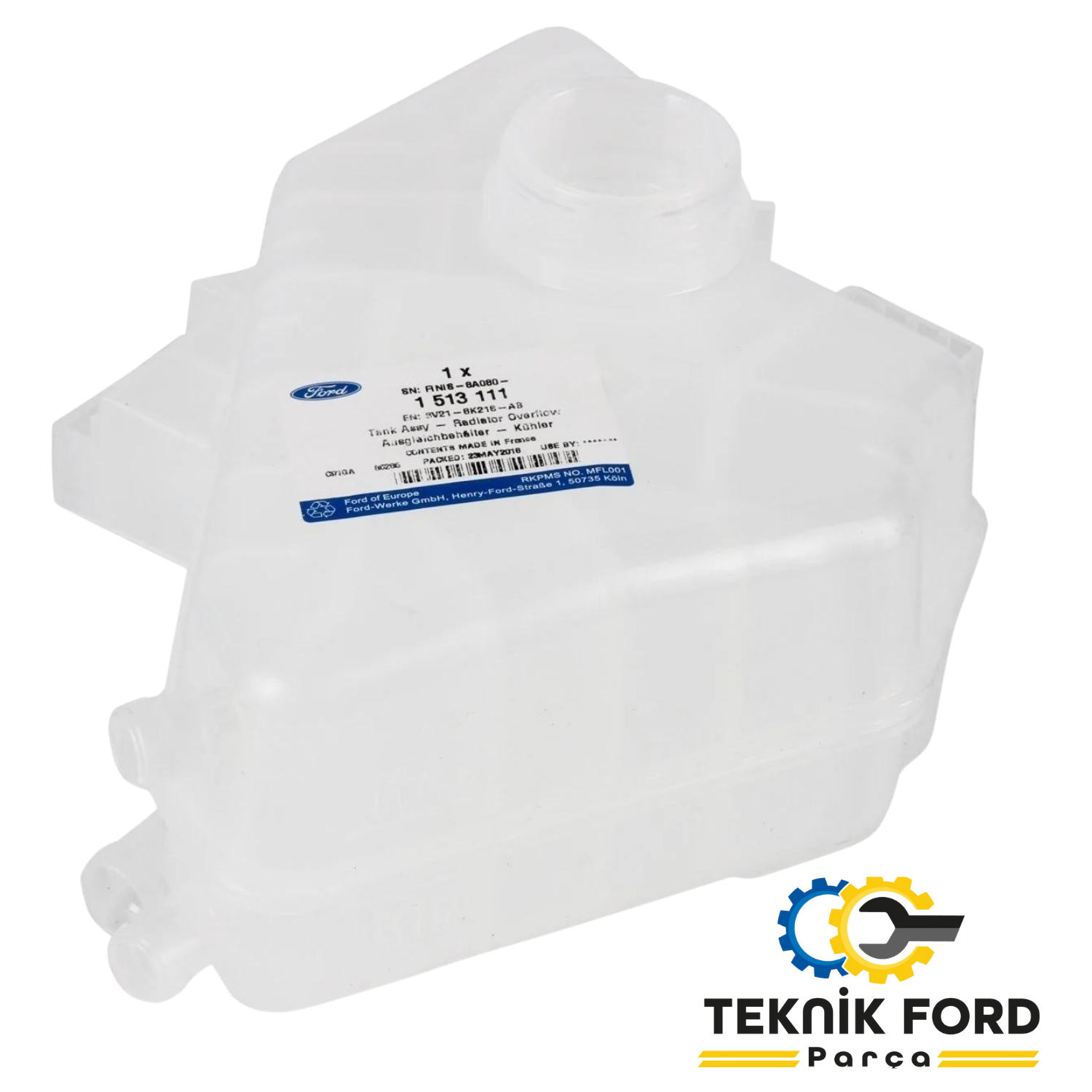 Ford Fiesta 2009-2013 Benzinli Yedek Su Depo Orjinal