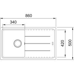 Franke Smart Linear 60 Cm Beyaz Cam 6 lı Ankastre Set
