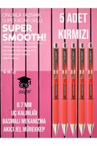 LİQEO BASMALI JEL TÜKENMEZ KALEM SÜPER SMOOTH 0.7 MM