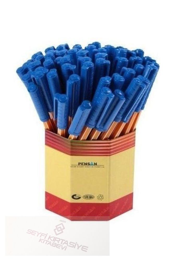 1010 Ofis Pen Tükenmez Kalem 1,0 Mm Mavi 60 Lı (1 Paket 60 Adet)