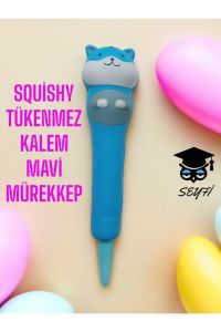 SQUİSHY TÜKENMEZ KALEM MAVİ MÜREKKEPLİ