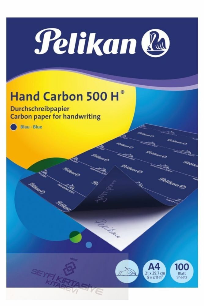 500h A4 Hand Mavi Karbon Kağıdı (100 Lü Paket) Pl417014crma