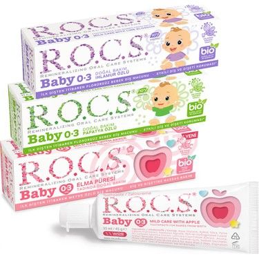 Rocs Bebek Ihlamur Özlü Diş Macunu 0-3 Ay