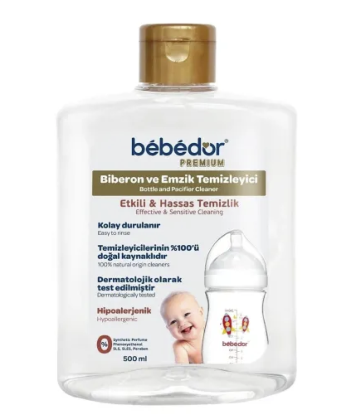 Bebedor Emzik Ve Bİberon Temizleyici 500 ml